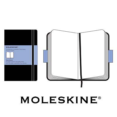 Записная книжка Moleskine, "Classic" (для рисунков), Large, черная оказывается в руках людей неординарных инфо 297b.