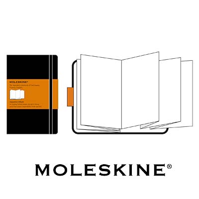 Записная книжка Moleskine, "Classic" (в японском стиле), Pocket, черная оказывается в руках людей неординарных инфо 328b.