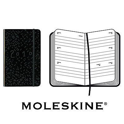 Ежедневник Moleskine "Limited Edition" (2010), Large, черный, 400 страниц оказывается в руках людей неординарных инфо 390b.