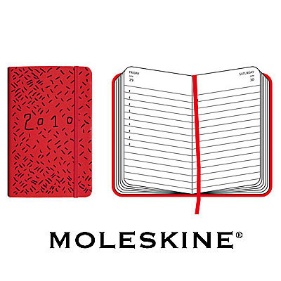 Ежедневник Moleskine "Limited Edition" (2010), Pocket, красный, 400 страниц оказывается в руках людей неординарных инфо 514b.