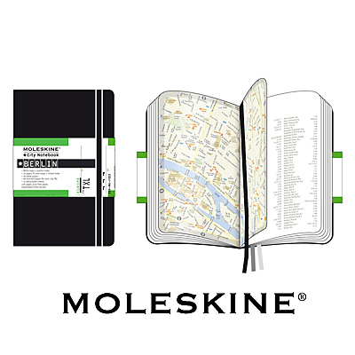 Путеводитель - записная книжка Moleskine, "City Notebook" (Berlin), Pocket, черная оказывается в руках людей неординарных инфо 724b.