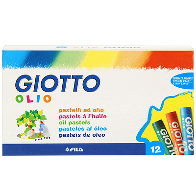 Масляная пастель "Giotto Olio", 12 шт Изготовитель: Китай Артикул: 2930 00 инфо 863b.