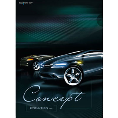 Папка-уголок "Concept Car" Формат А4 31 см х 22 см инфо 1014b.