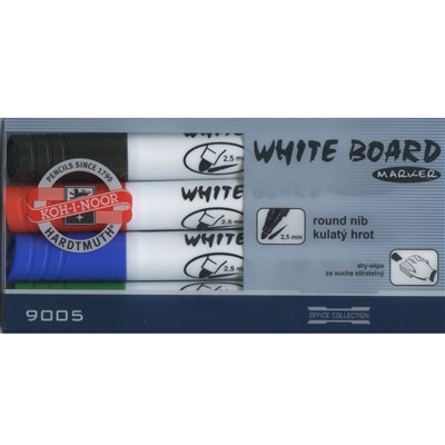 Набор маркеров "White Board" для досок, 4 шт 14 см Состав 4 маркера инфо 1100b.