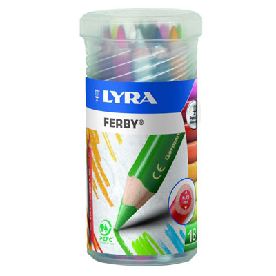 Набор цветных карандашей "Ferby", 18 шт L3623180 шт Производитель: Германия Артикул: 3623180 инфо 1197b.