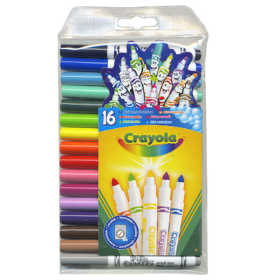 Набор коротких фломастеров "Crayola", 16 шт Изготовитель: Италия Состав 16 фломастеров инфо 1349b.