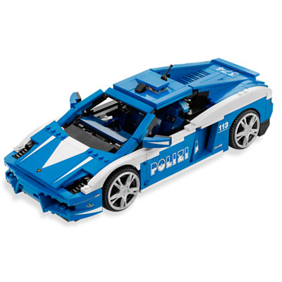 8214 Lego: Автомобиль Gallardo LP 560-4 Polizia Серия: LEGO Гонщики (Racers) инфо 1696b.