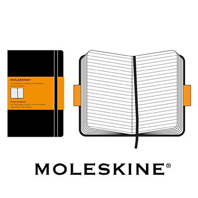 Записная книжка Moleskine, "Classic" (в линейку), Large, черная оказывается в руках людей неординарных инфо 1719b.