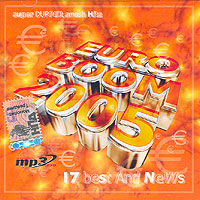 Euro Boom 2005 (mp3) Формат: MP3_CD (Jewel Case) Дистрибьютор: Монолит Трейдинг Лицензионные товары Характеристики аудионосителей 2006 г Сборник инфо 2339d.