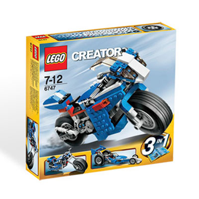 6747 Lego: Гоночный мотоцикл Серия: LEGO Криэйтор (Creator) инфо 8979d.