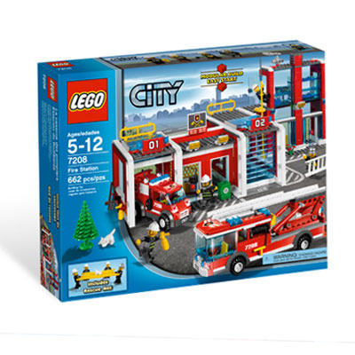 7208 Lego: Пожарное депо Серия: LEGO Город (City) инфо 8993d.