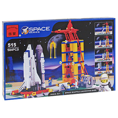 Конструктор Brick: Космодром с космическим кораблем Серия: Space Series инфо 9007d.