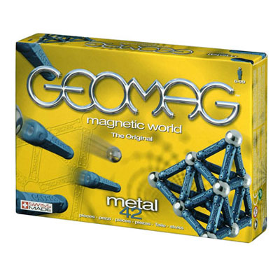 Магнитный конструктор "Geomag Metal", 42 элемента металл Состав 42 элемента конструктора инфо 9026d.