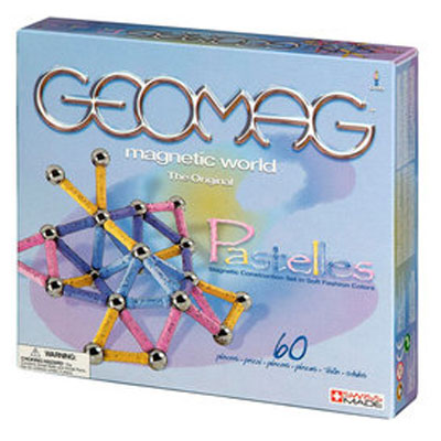 Магнитный конструктор "Geomag Pastelles", 60 элементов см Состав 60 элементов конструктора инфо 9030d.