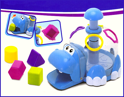 Развивающая игрушка "Гиппопотам сортирующий" от игр с Baby Baby инфо 13358d.