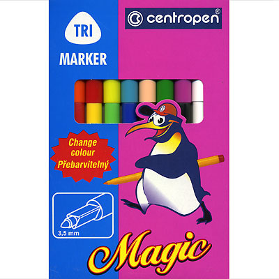 Набор для детского творчества "Magic" 8 фломастеров, 2 поглотителя чернил инфо 4681e.