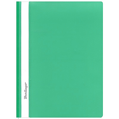Папка-скоросшиватель "Berlingo" Формат: А4, цвет: зеленый Цвет: зеленый Материал: мягкий пластик инфо 5196e.