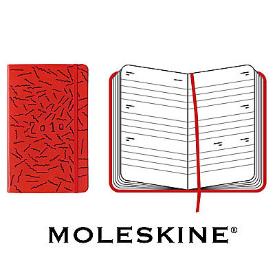 Еженедельник Moleskine "Limited Edition" (2010), Large, красный, 140 страниц оказывается в руках людей неординарных инфо 5769e.