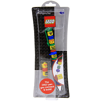 2164 Lego: Ручка шариковая "Minifigure" Group Состав 19 элементов конструктора инфо 5883e.