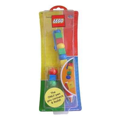 2172 Lego: Ручка шариковая "Designer" Group Состав 14 элементов конструктора инфо 5885e.