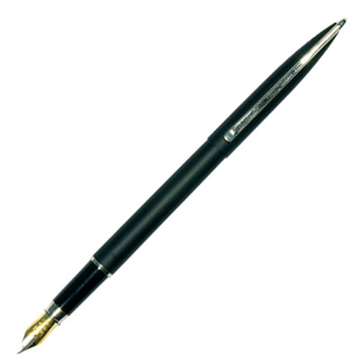 Ручка перьевая "Dyna", цвет корпуса: черный, хром черный, хром Материал: металл, пластик инфо 5888e.
