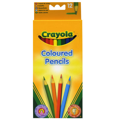 Набор цветных карандашей "Crayola", 12 шт Бразилия Состав 12 цветных карандашей инфо 5905e.