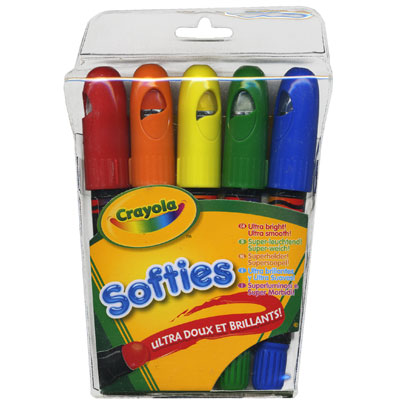 Набор толстых восковых карандашей "Crayola", 5 шт Корея Состав 5 восковых карандашей инфо 5917e.