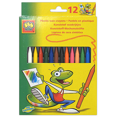 Набор пастельных карандашей, 12 цветов Канцелярские товары Элементов: 12 SES Creative; Голландия 2008 г ; Артикул: 00234; Упаковка: Коробка инфо 5918e.