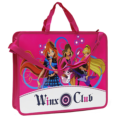 Папка-портфель "Winx Club" 65315 10 см Материал: пластик, текстиль инфо 6009e.