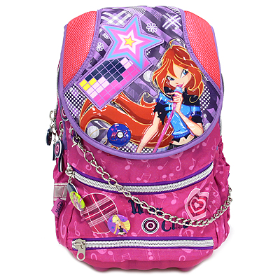 Школьный рюкзак "Winx Club" 63228 пластик, текстиль, металл Изготовитель: Китай инфо 6034e.