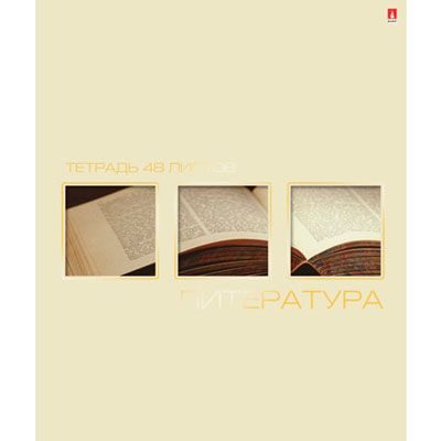 Тетрадь Альт "Литература", 48 листов 20,5 см Количество листов: 48 инфо 6041e.