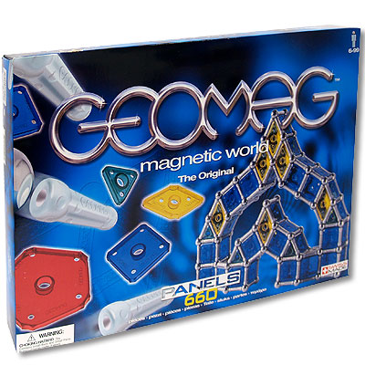 Магнитный конструктор "Geomag Panels", 660 элементов (36 шт), шарики (108 шт) инфо 6405e.