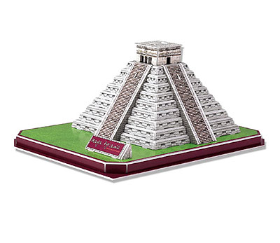 Конструктор-макет "Пирамиды Mайя", 50 элементов Таиланд Состав 50 элементов конструктора инфо 5847a.